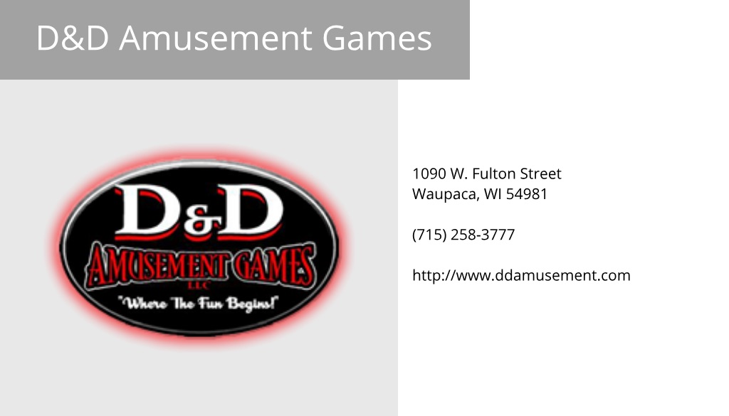 D&D Amusements