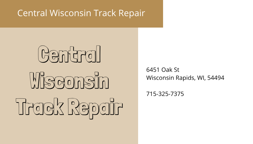 Central WI Track Repair